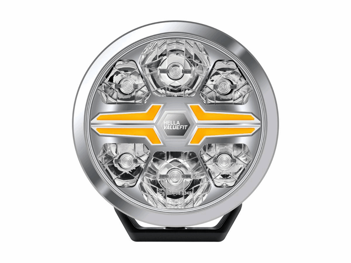 HELLA VALUEFIT 2PG 357 010-021 Positielicht - LED - 12V - Inbouw/ Schroefaansluiting - Lenskleur: Transparent - LED lichtkleur: Geel - Voor - Aantal: 1