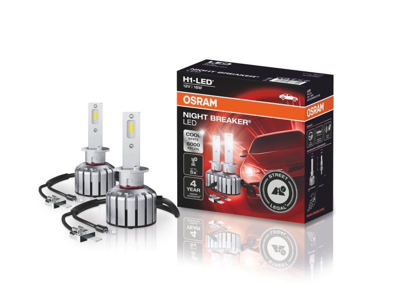 🚗 Osram H1 Night Breaker LED Kit de conversión Homologado