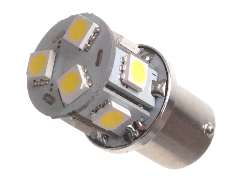 LED bulb, 9xSMD - 10-30V BA15S - Matronics