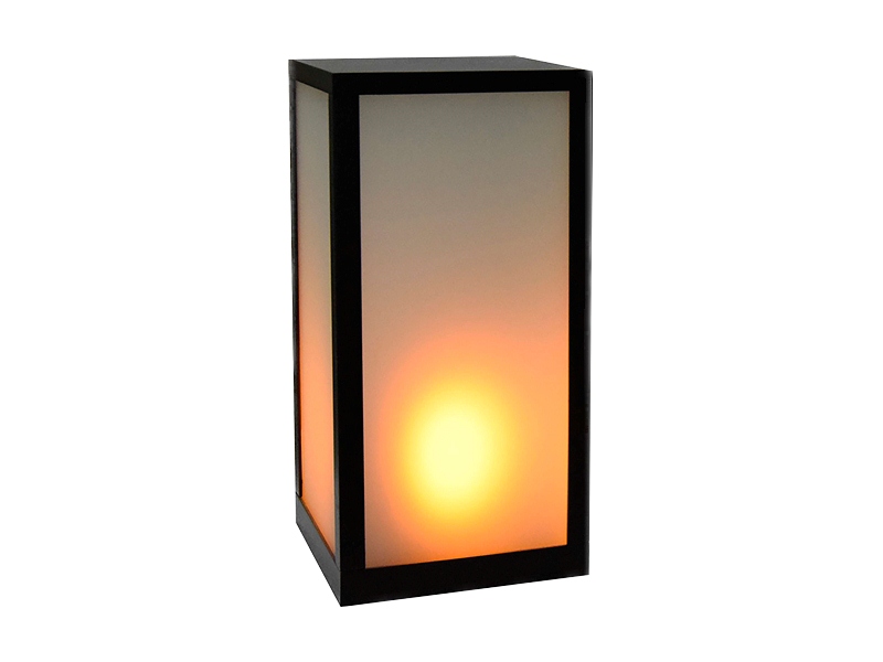 Lanterne med LED flame-effect - Matronics