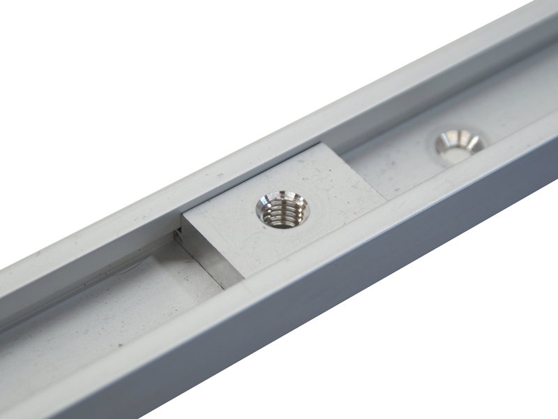 T-track guide-rail system - Slider with angle